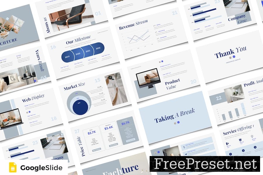 Google Slide Pitch Deck Presentation Template LC2TTE7