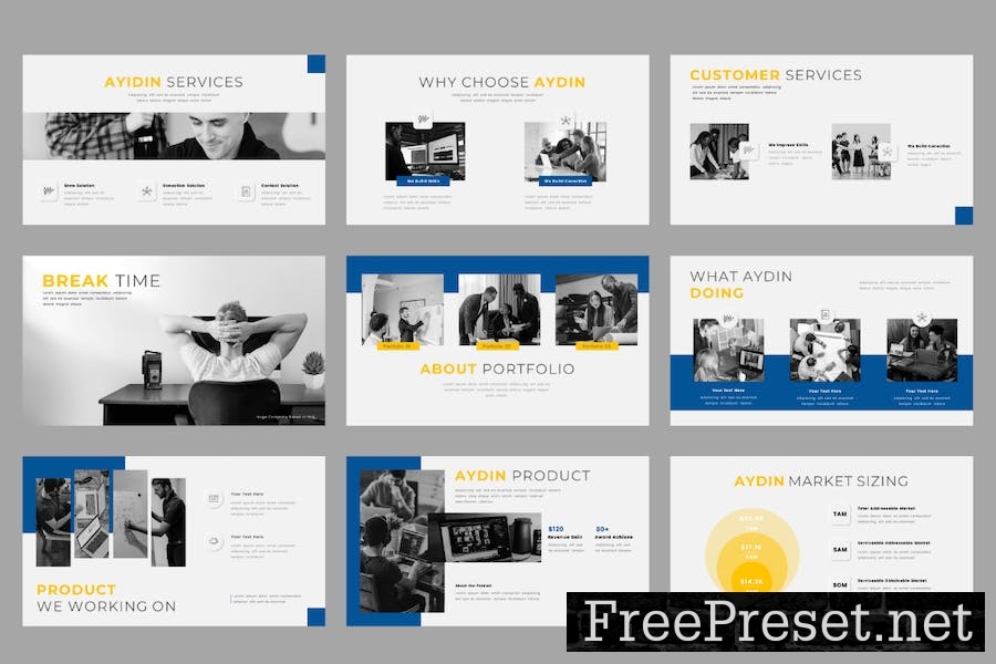 Google Slide Pitch Deck Presentation Template SG7GR96