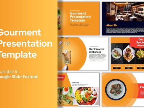 Gourment Presentation Template Y32CQJP