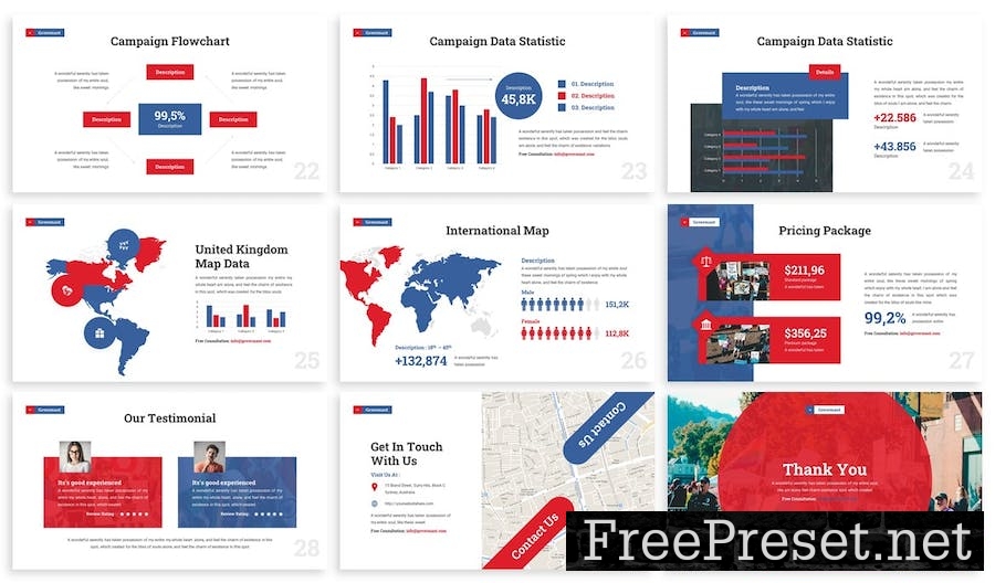 Govermant - Political Google Slide Template 9B8M5B7