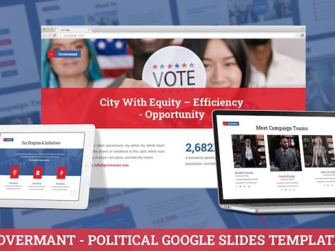 Govermant - Political Google Slide Template 9B8M5B7