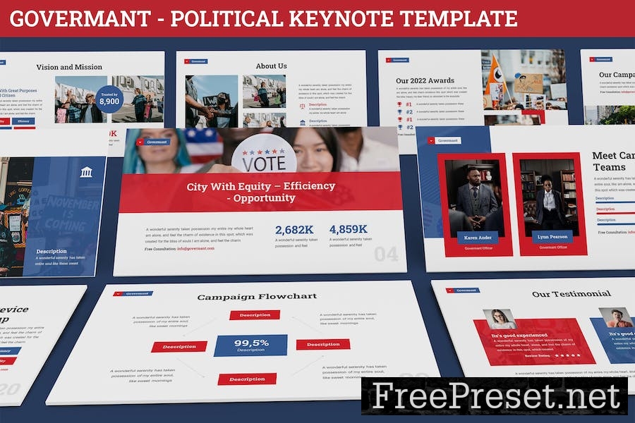 Govermant - Political Keynote Template 3EUKXCK