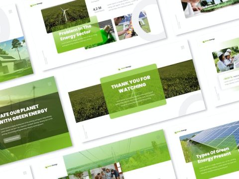 Green Energy Google Slides Presentation Template NF67A7F