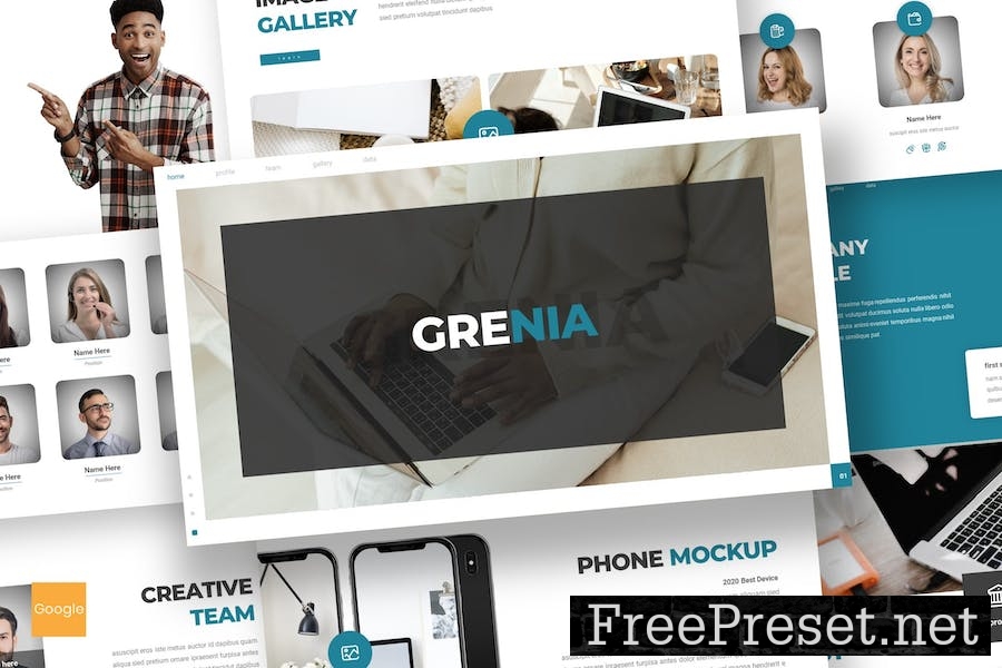 Grenia - Business Google Slides Template 79TY3SR