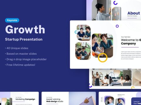 Growth - Startup Keynote Presentation 46A3NWM