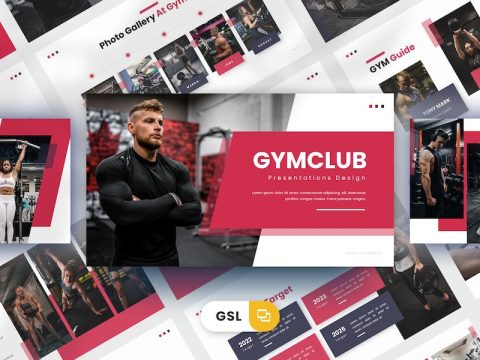 Gymclub - Google Slides Template HQ3T33S