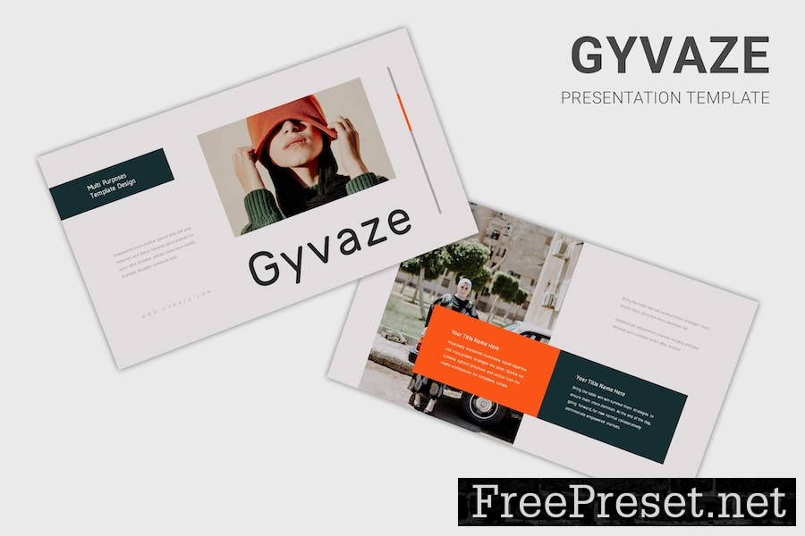 Gyvaze - Multi Purposes Google Slides Template WCJLPNG