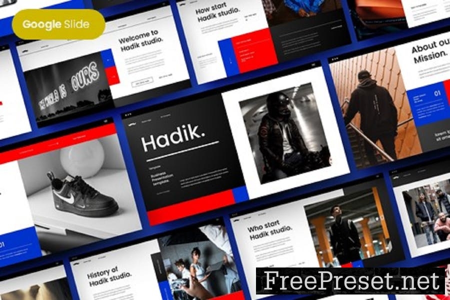 Hadik - Business Google Slide Template BCPFFKL