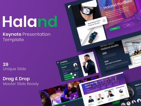 Haland – Business Keynote Template