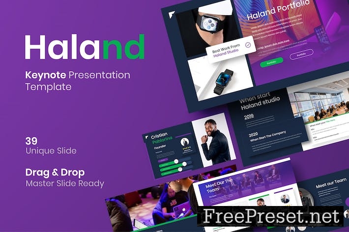 Haland – Business Keynote Template