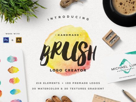 Handmade Brush Logo Creator