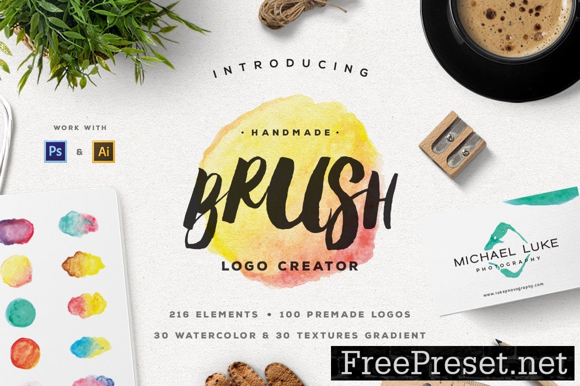 Handmade Brush Logo Creator