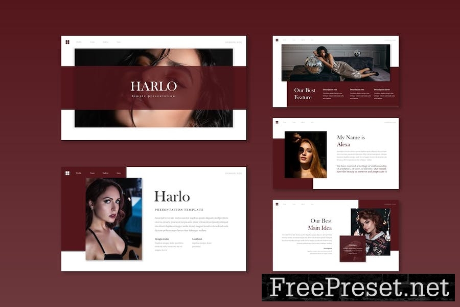 Harlo - Google Slide Template