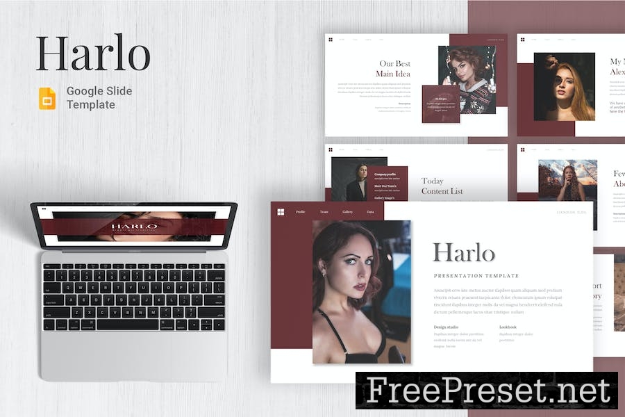 Harlo - Google Slide Template