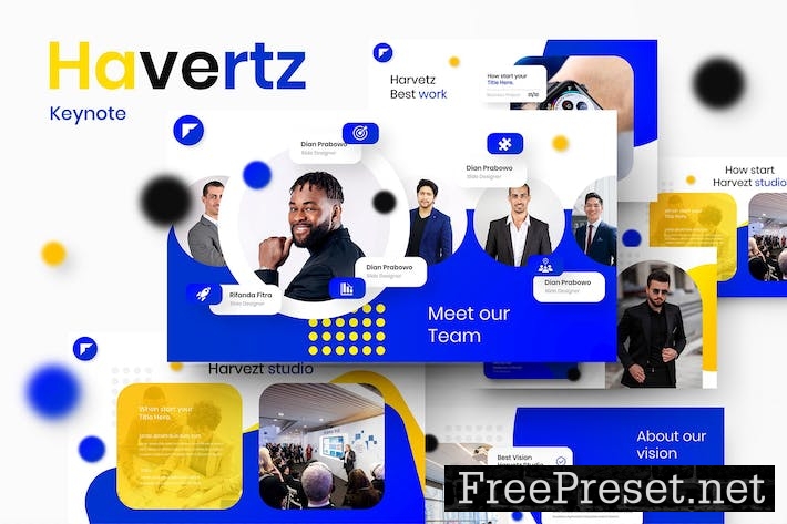 Harvetz – Business Keynote Template 4ZLEU9E