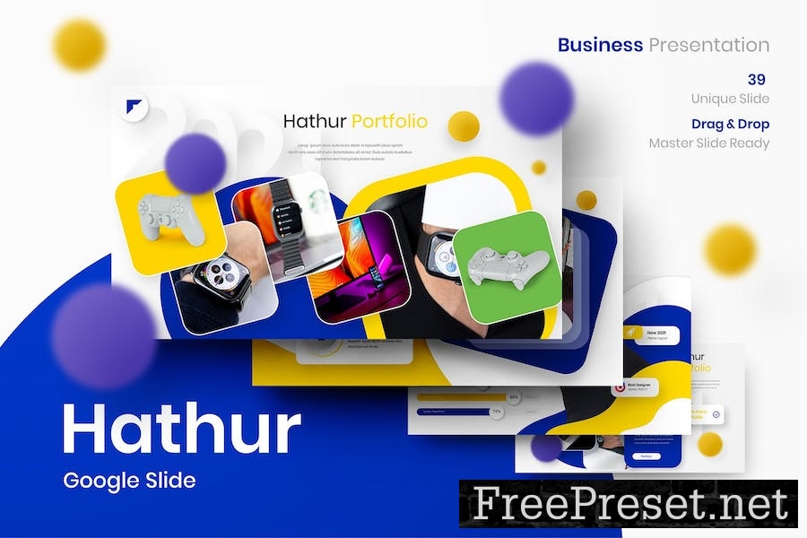 Hathur - Business Google Slide Template USQ5A9H