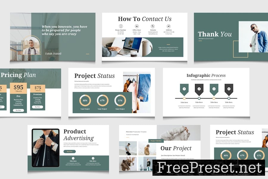 Hayina - Google Slide Pitch Deck Template EL4TYL9