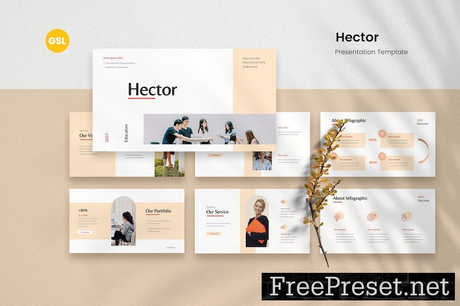 Hector - Education Google Slides Template PGWR7WH