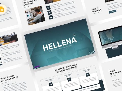 Hellena - Marketing Google Slides Template QMYFWCR