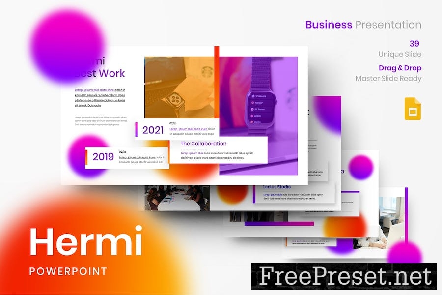 Hermi - Business Google Slide Template K8PLVBD