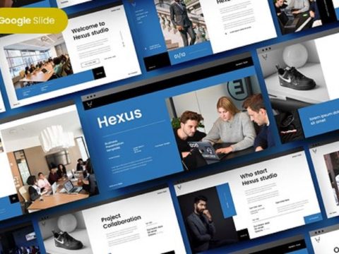 Hexus - Business Google Slide Template 9NW7KCS