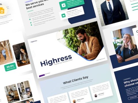 Highress - Marketing Google Slides Template 756VLM7