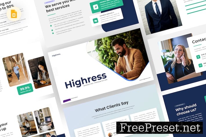 Highress - Marketing Google Slides Template 756VLM7