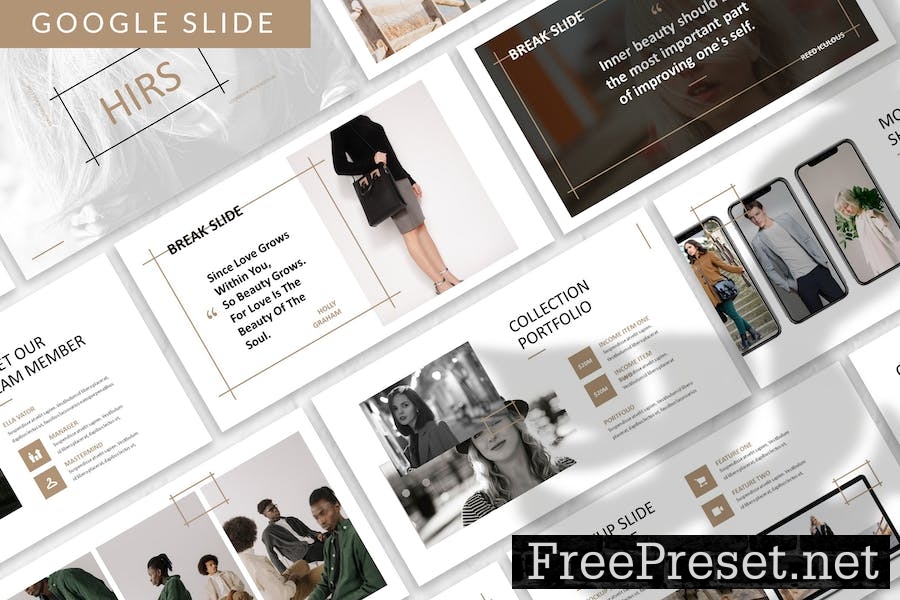 Hirs - Business Google Slide Template RD8HGZ9