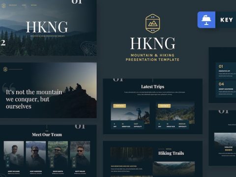 HKNG - Mountain & Hiking Keynote Template UGZB7WY