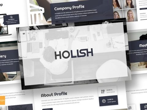 Holish - Business Google Slides Template LVSK8CD