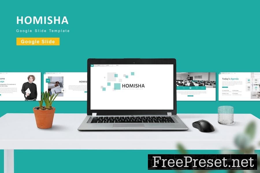 Homisha - Creative Google Slides VRZUFPQ