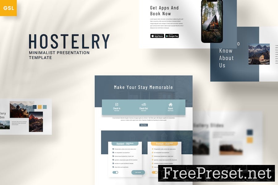 Hostelry - Google Slides Template A7SXA9X