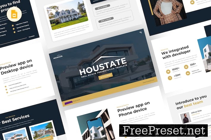 Houstate - Real Estate Google Slides Template