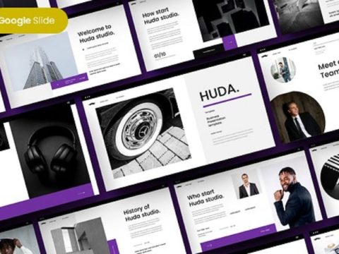 Huda - Business Google Slide Template 8HGQ3GH