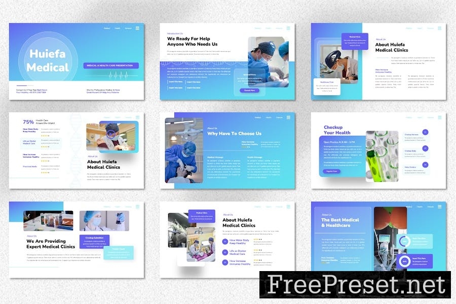 Huiefa - Medical & Healthcare Googleslide Template 5UYZW3H