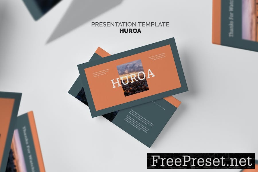 Huroa : Sunset City Lookbook Google Slides 84ZMFXJ