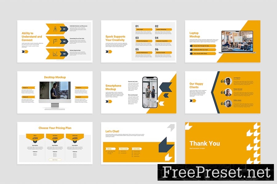 Idea Google Slides Presentation Template 3BF66EP