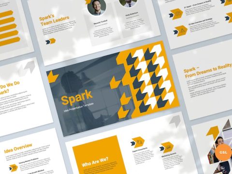 Idea Google Slides Presentation Template 3BF66EP