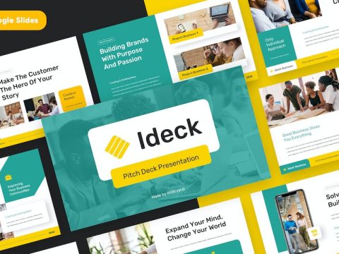 IDECK - Pitch Deck Google Slides