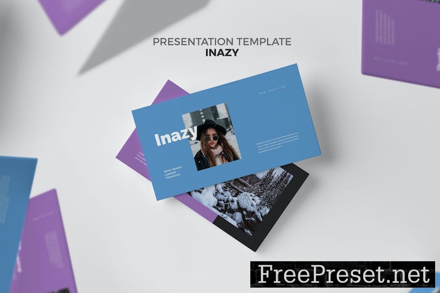 Inazy : Winter Session Lookbook Google Slides JXGDP3E