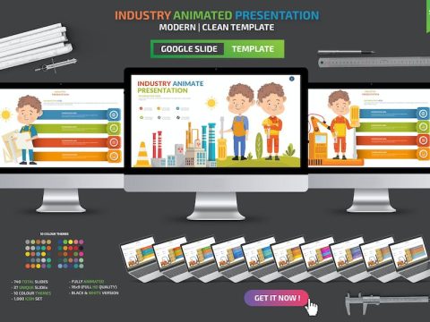 Industry Google Slides Presentation Template MXF7ZN8