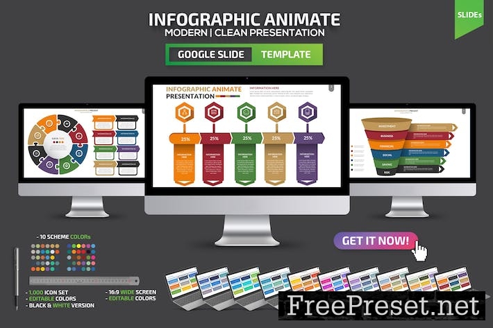 Infographic Google Slides Presentation JNMY62F