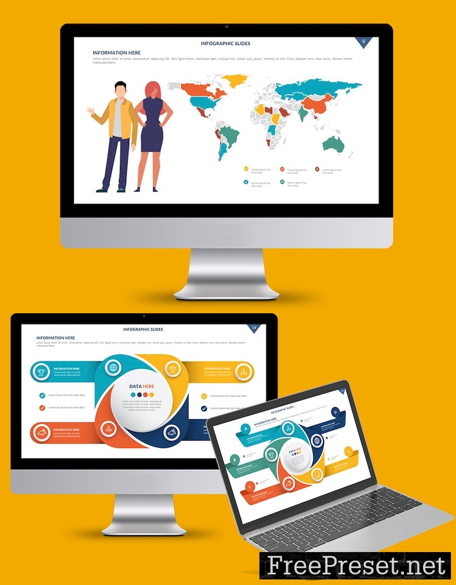 Infographic Google Slides Presentation Template W2CGDJP