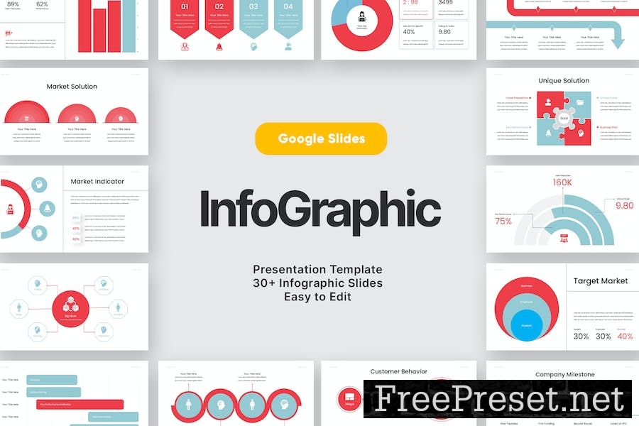 Infographic Google Slides Template MAY9U9K