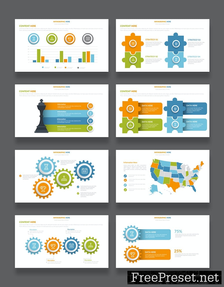 Infographics Google Slides Presentation 32ECGGL