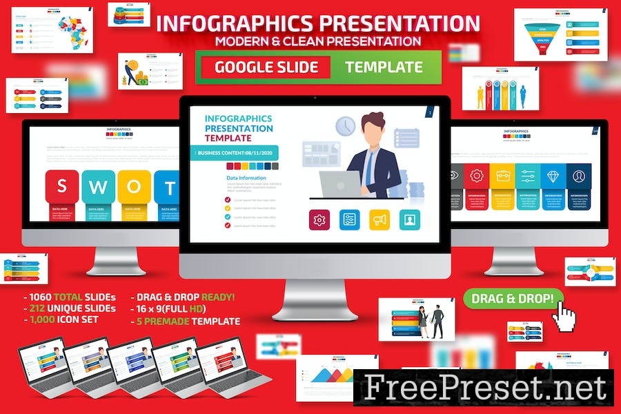 Infographics Google Slides Presentation SXUYAP5