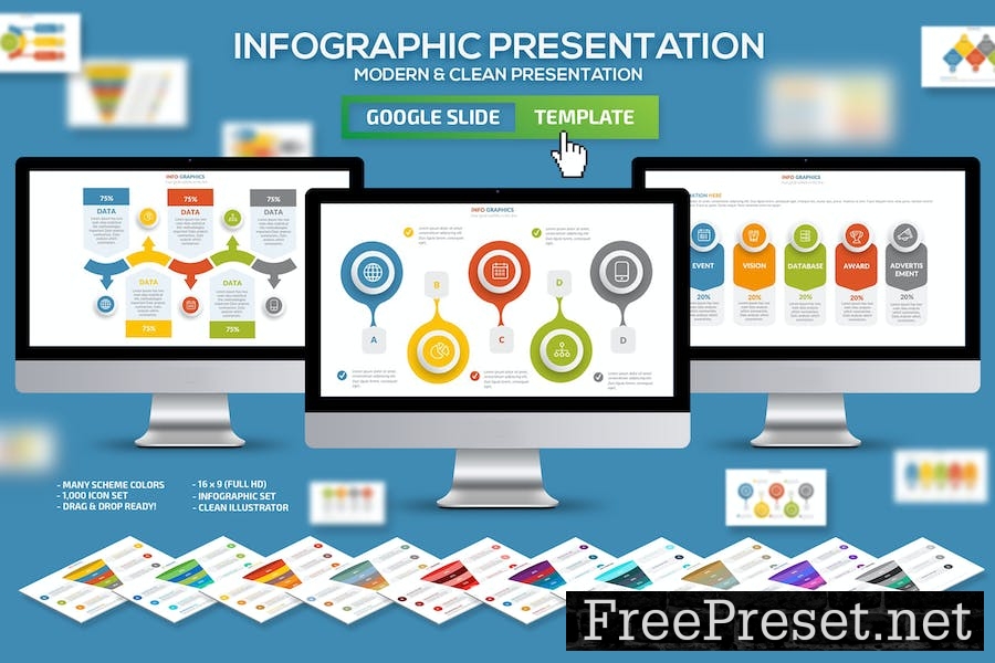 Infographics Google Slides Presentation XRU2WMD