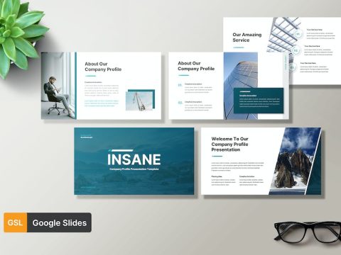 Insane Company Profile Google Slides 8YYBMEM