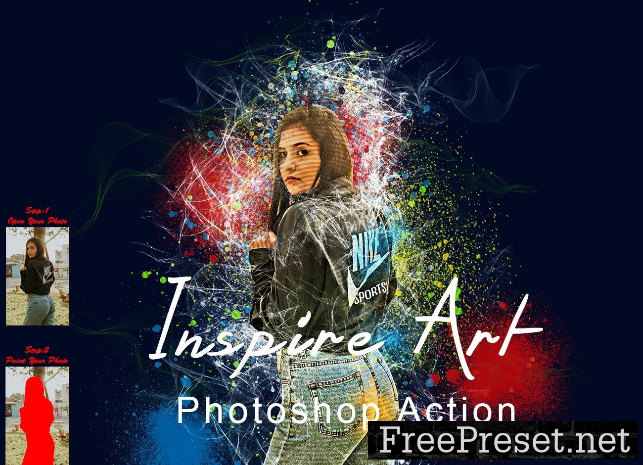 Inspire Art Photoshop Action 7798100