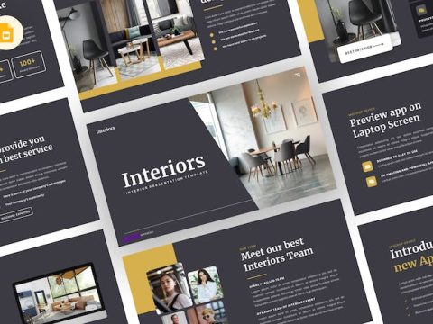 Interiors - Interior Google Slides Template 7SP7EYF